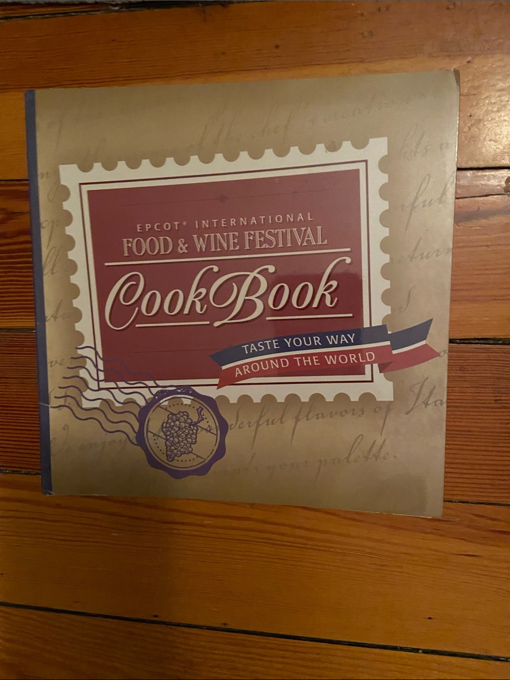 Walt Disney World EPCOT Ethnic International Food Festival CookBook